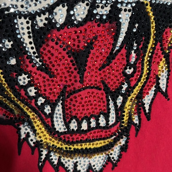 Ed Hardy Rhinestone Tiger Sz Small Shirt - Picture 5 of 8